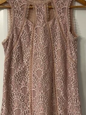 Avia Blush Pink Lace Camisole Tank
